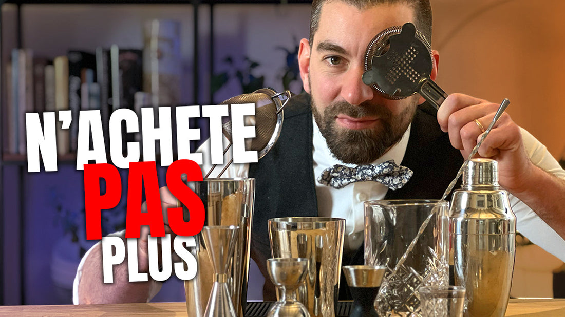 Le matériel MINIMUM pour commencer les cocktails à la maison