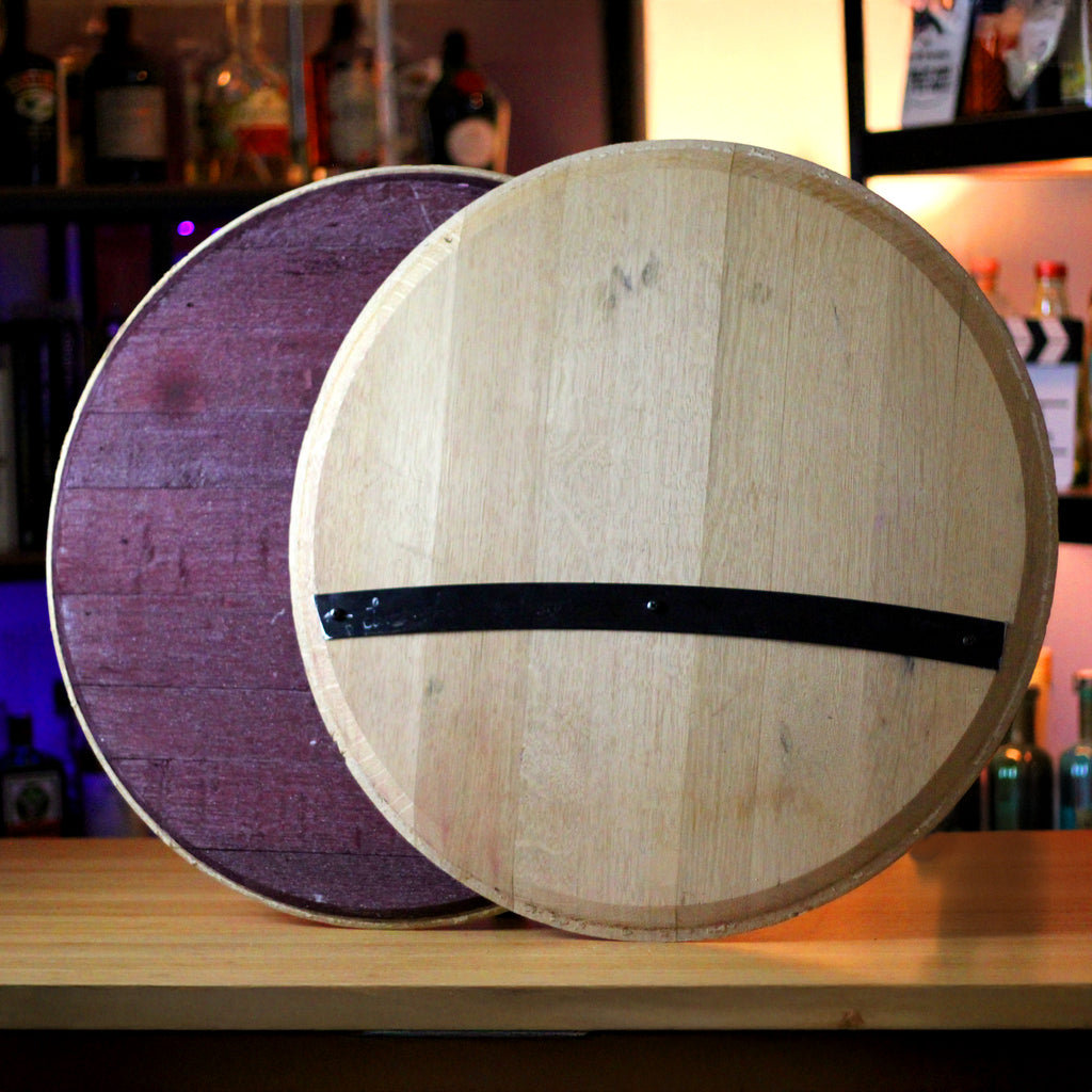 Plateau de fût de vin - pour fumer des cocktails ou décoratif