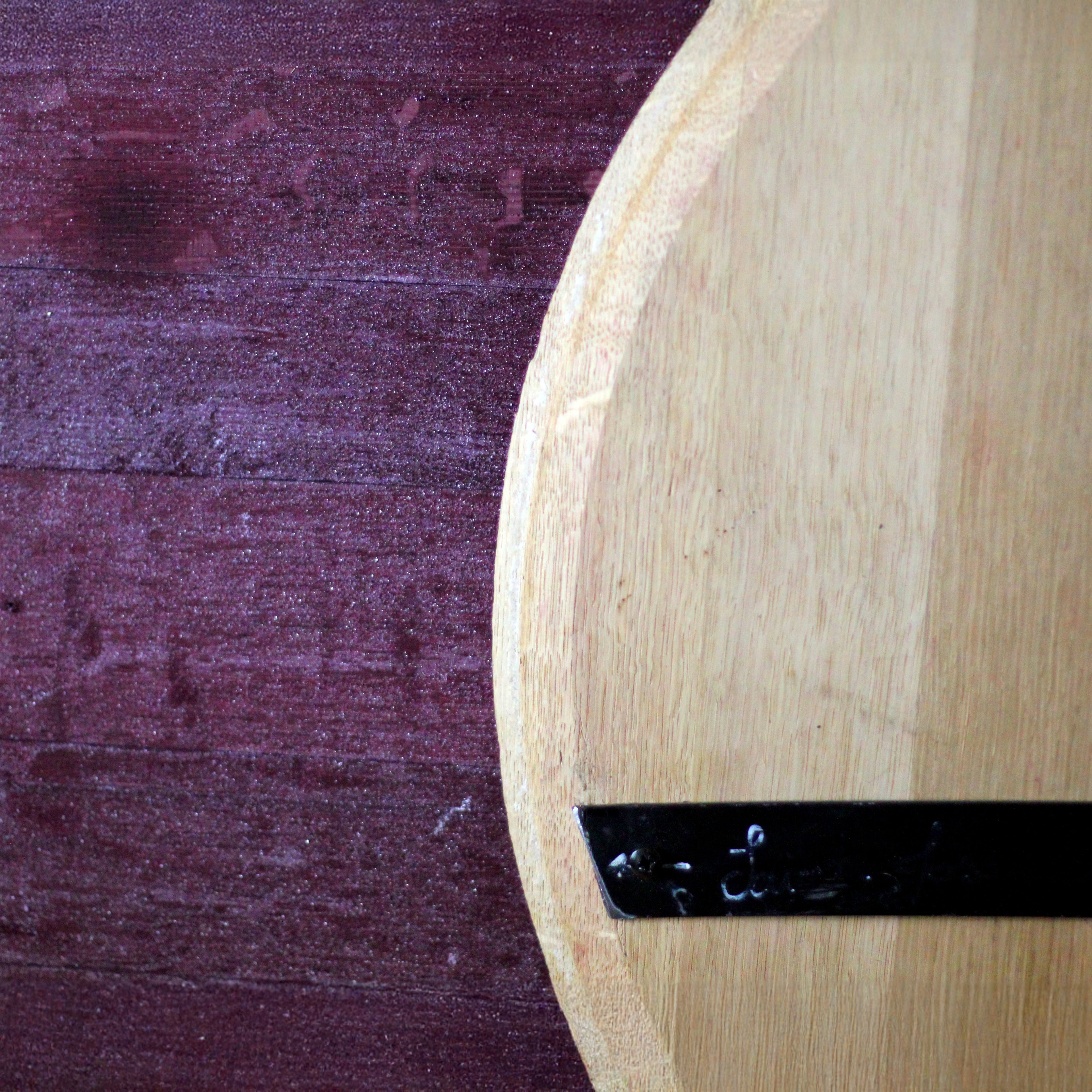 Plateau de fût de vin - pour fumer des cocktails ou décoratif